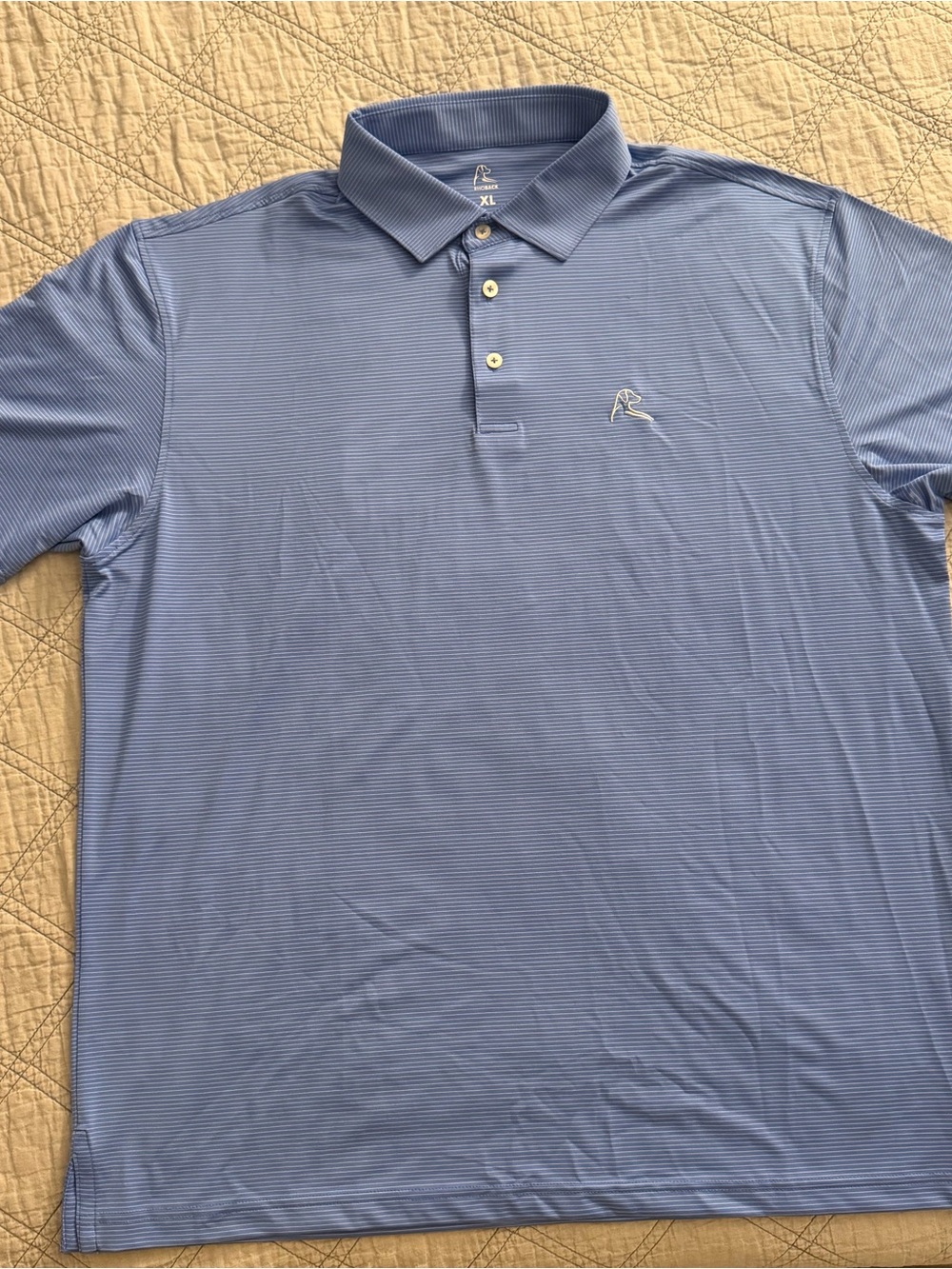 Rhoback Men’s Performance Polo The Captain Blue Extra Large XL